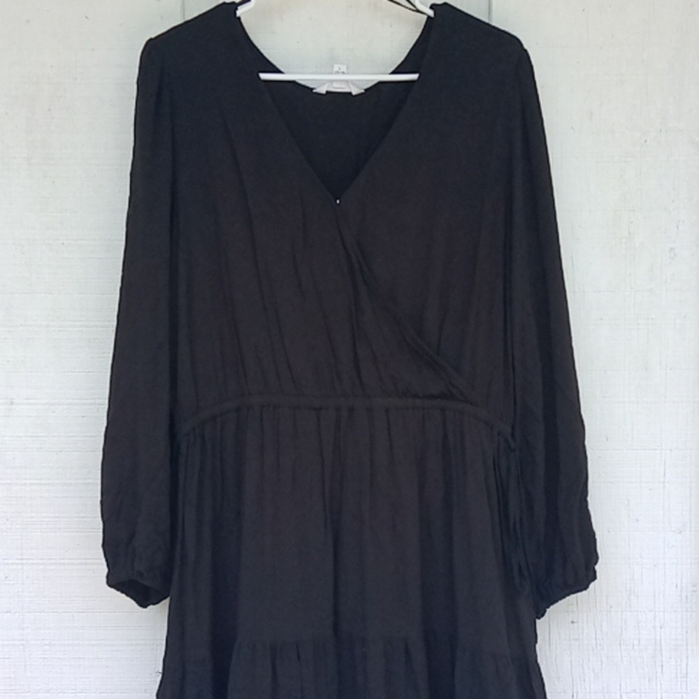 Time And Tru Black Nursing Dress